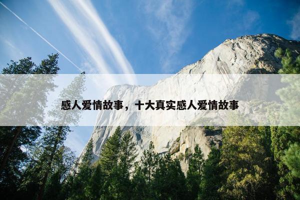 感人爱情故事，十大真实感人爱情故事