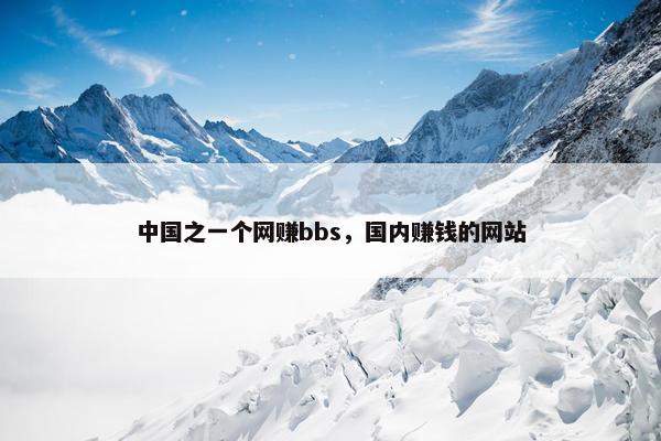 中国之一个网赚bbs，国内赚钱的网站