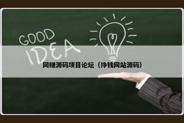 网赚源码项目论坛（挣钱网站源码）