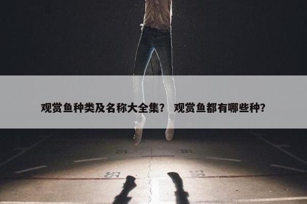 观赏鱼种类及名称大全集？ 观赏鱼都有哪些种？