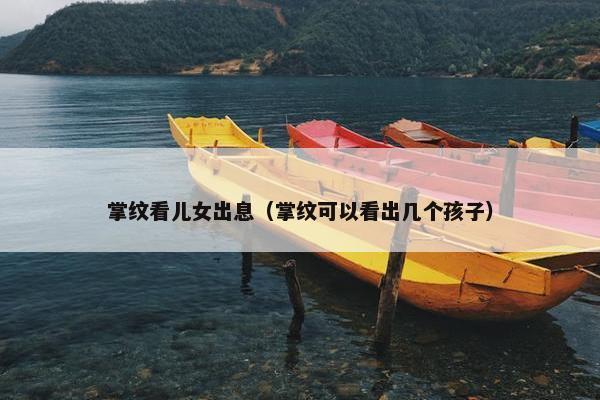 掌纹看儿女出息（掌纹可以看出几个孩子）