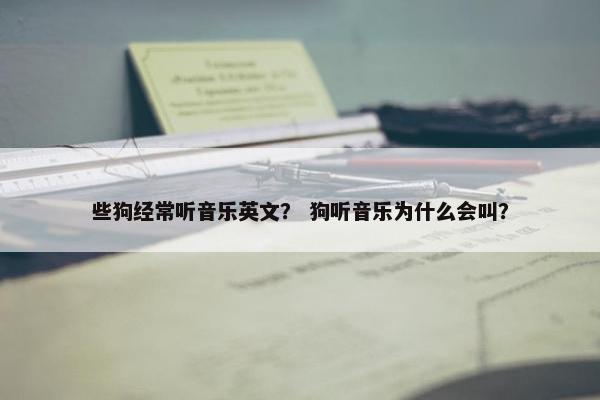 些狗经常听音乐英文？ 狗听音乐为什么会叫？