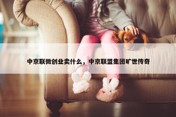 中京联微创业卖什么，中京联盟集团旷世传奇