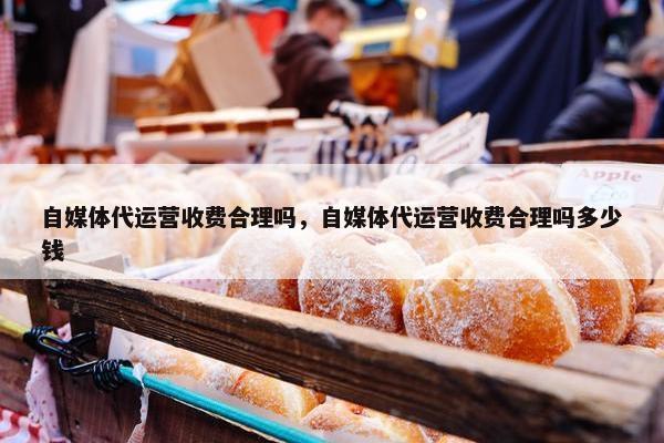 自媒体代运营收费合理吗，自媒体代运营收费合理吗多少钱