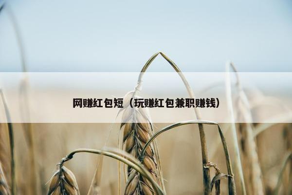网赚红包短（玩赚红包兼职赚钱）