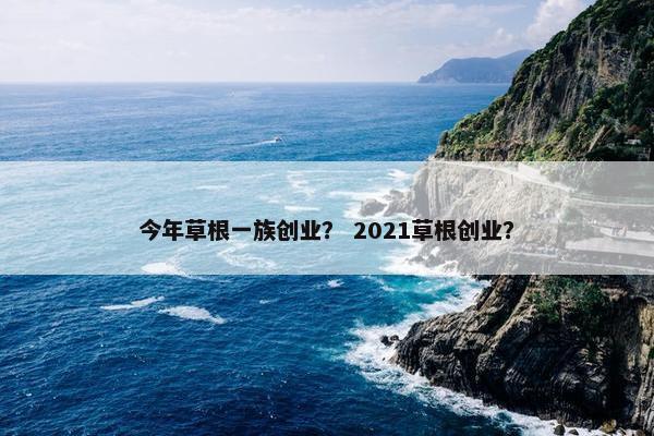 今年草根一族创业？ 2021草根创业？