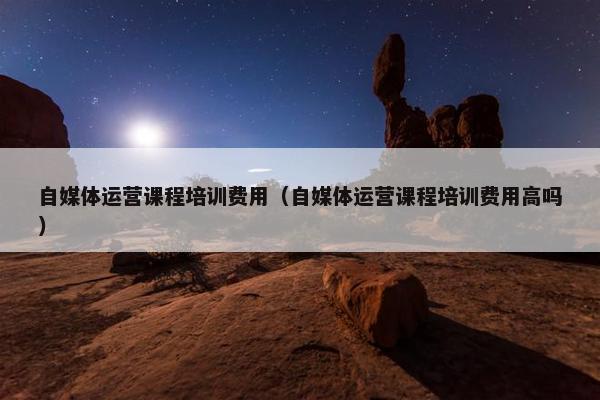 自媒体运营课程培训费用（自媒体运营课程培训费用高吗）