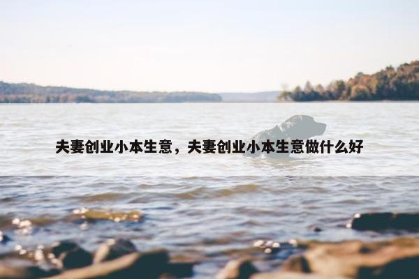夫妻创业小本生意，夫妻创业小本生意做什么好