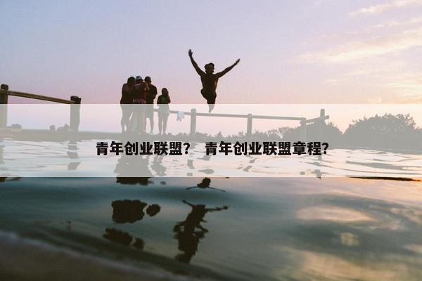 青年创业联盟？ 青年创业联盟章程？