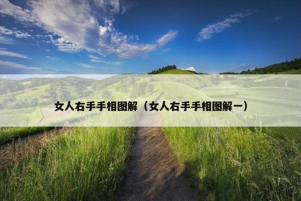 女人右手手相图解（女人右手手相图解一）
