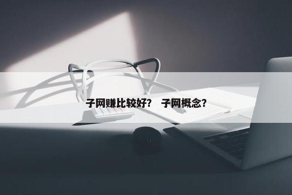 子网赚比较好？ 子网概念？