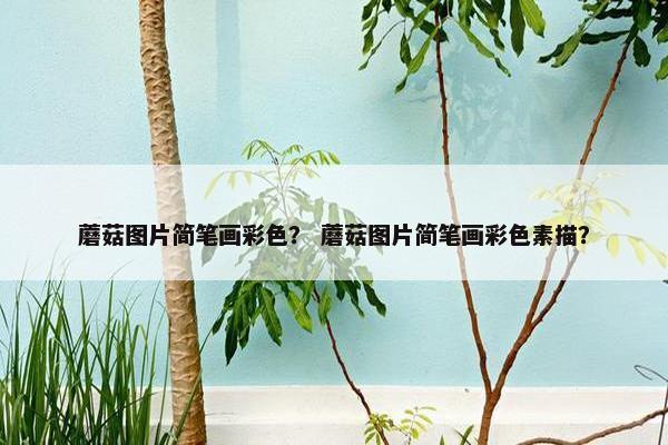 蘑菇图片简笔画彩色？ 蘑菇图片简笔画彩色素描？
