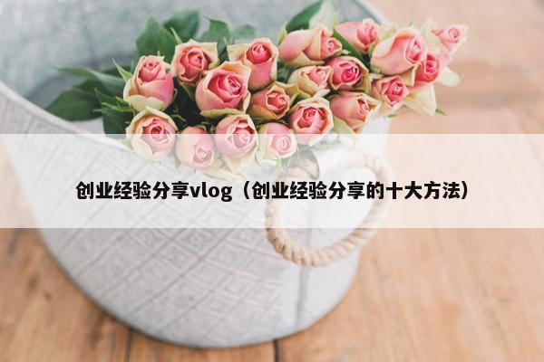 创业经验分享vlog（创业经验分享的十大方法）
