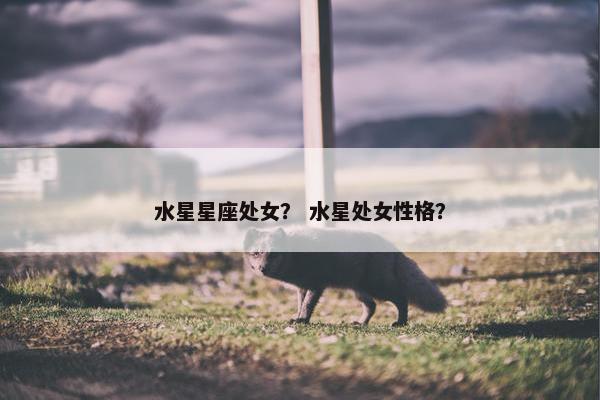 水星星座处女？ 水星处女性格？