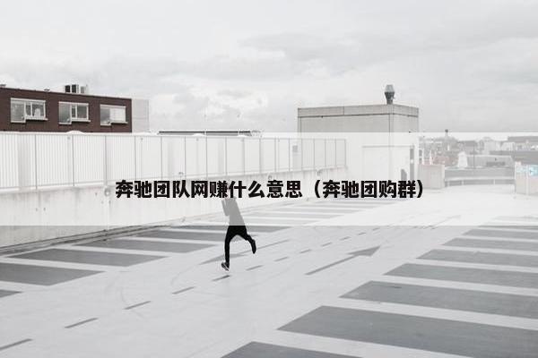 奔驰团队网赚什么意思（奔驰团购群）