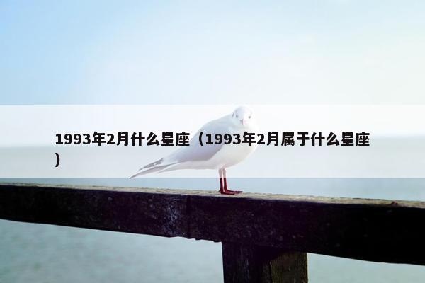 1993年2月什么星座（1993年2月属于什么星座）