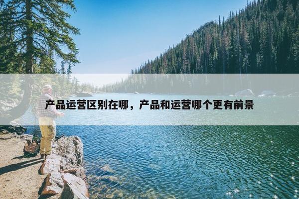 产品运营区别在哪，产品和运营哪个更有前景