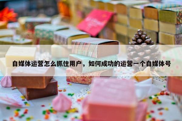 自媒体运营怎么抓住用户，如何成功的运营一个自媒体号