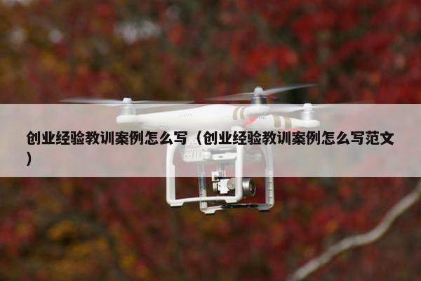 创业经验教训案例怎么写(创业经验教训案例怎么写范文)