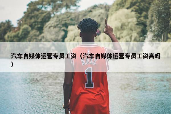 汽车自媒体运营专员工资(汽车自媒体运营专员工资高吗)
