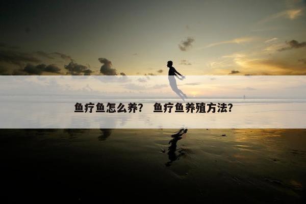 鱼疗鱼怎么养？ 鱼疗鱼养殖方法？
