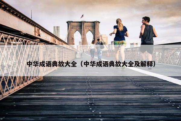 中华成语典故大全(中华成语典故大全及解释)