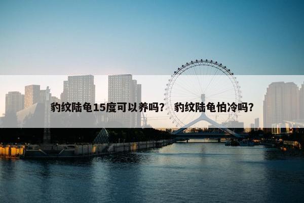 豹纹陆龟15度可以养吗? 豹纹陆龟怕冷吗? 豹纹陆龟15度可以养吗? 豹纹陆龟怕冷吗?
