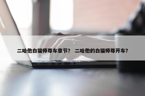 二哈他白猫师尊车章节？ 二哈他的白猫师尊开车？